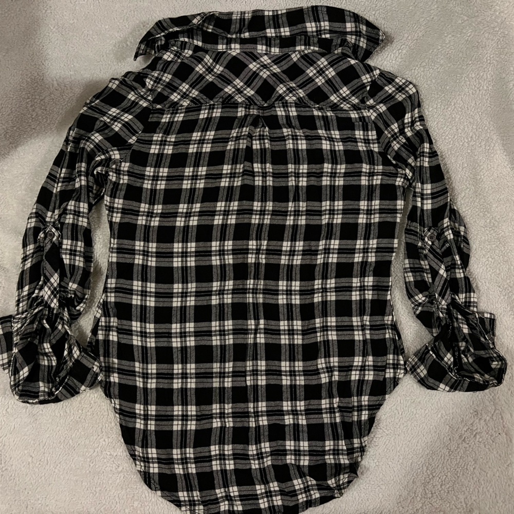 Plaid long sleeves